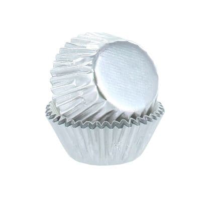 Silver Foil Petit Four Cases - Choose Your Amount