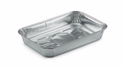 Small Foil Tray bake in containers - 190x126x26mm
