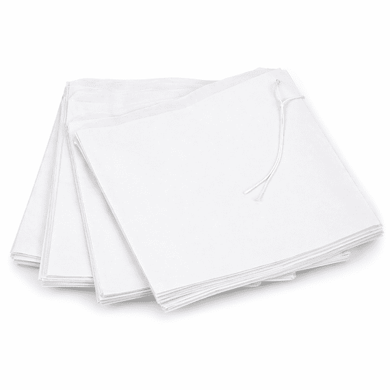 Strung Sulphite Flat Paper Bags