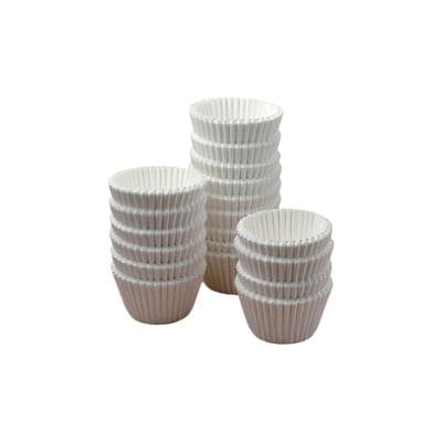 White Crimped Bun / Cake Case