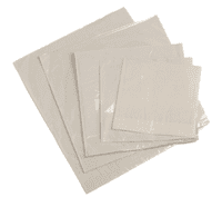 White Film Fronted Paper Takeaway Sandwich / Pasty Food Bags
