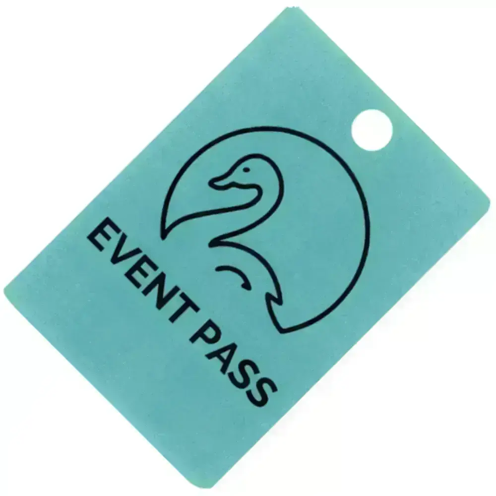 Paperboard Event Passes 100mm x 70mm