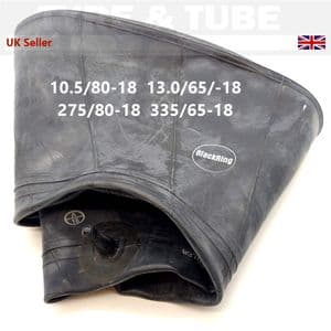 10.5/80-18 Inner Tube Straight Valve TR15 Tractor Implement Forklift Dumper Loader