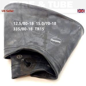 12.5/80-18 Inner Tube Straight Valve TR15 Tractor Implement Forklift Dumper