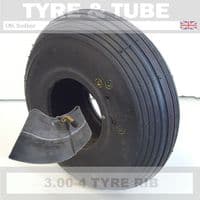 3.00-4 Tyre | Rib Tread Pattern Sack Truck Trolley 260x85 10x3