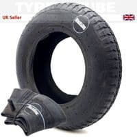 3.50-8 Tyre 2pr Block Tread Pattern Replacement Wheelbarrow Tire
