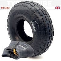4.10/3.50-4 Tyre | Block Tread Pattern 4pr Sack Truck Tire
