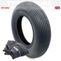 4.80/4.00-8 Tyre, 4pr Wheelbarrow Tire Rib Tread Pattern