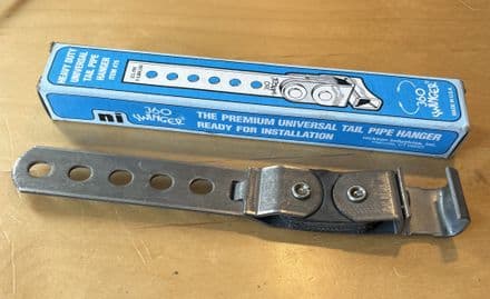 1948-1990 NICKSON TPH-360 SWINGER universal 9" Muffler HANGER KIT hook USA-made new