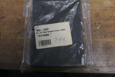 1953-1957 C1 Corvette, PAIR Rear Bumper Brace Seals,New