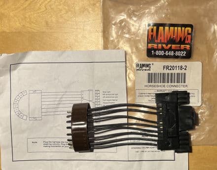 1953-1968 Chevrolet Universal FLAMING RIVER FR20118-2 Camaro Column HORSESHOE CONNECTOR