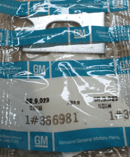 1953-1981 C1 C2 C3 Corvette,Body Mount Shim,GM 366981,New