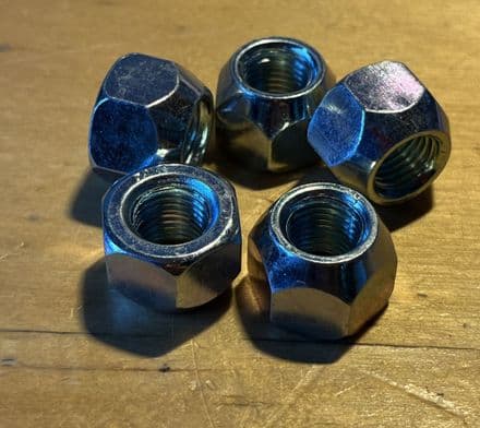 1953-1982 Corvette C1 C2 C3, SET OF 20 plated Wheel Nuts7/16'' For Steel Wheels,