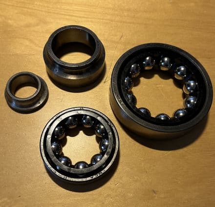 1953-62 C1 Corvette,Front Wheel BEARING SET ,original inner and outer ball race
