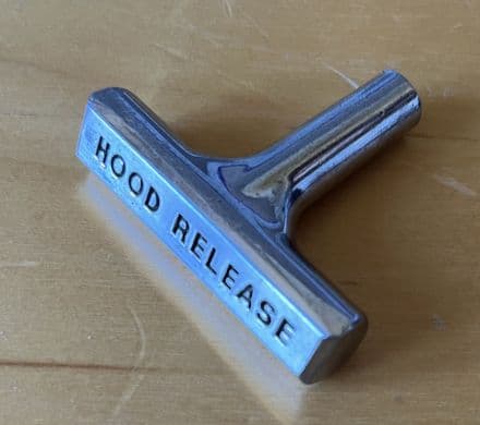 1953 -62 C1 Corvette, HANDLE hood release, knob, pull