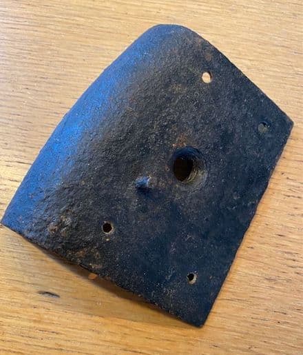 1953-62 C1 Corvette , underbody Seat Belt Reinforcement rusted,Used year and hand uncertain