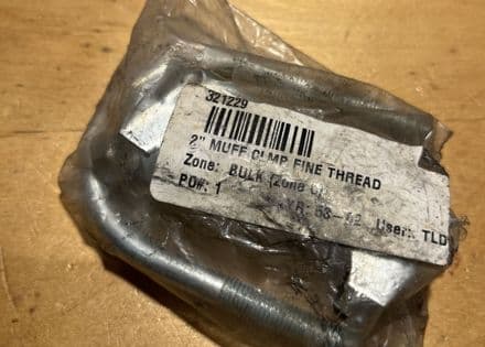 1953-62 Corvette C1 Muffler clamp cc 321229 new