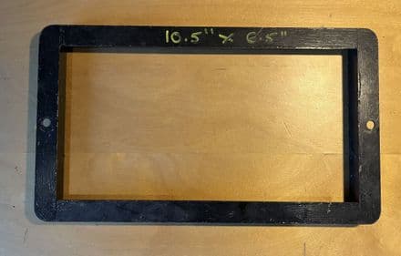 1953 -67 CUSTOM battery TOP RETAINER hold down 10.5 " x 6.5" thick steel fabrication