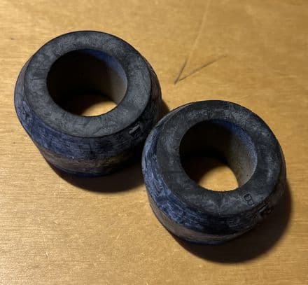 1953-82 Corvette, Pair Rear Shock Lower Grommets, New