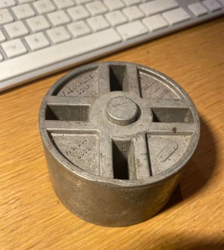 1955-1965 Corvette C1 C2 C3,Fan Clutch Substitute SPACER 5/8" x 5/8" x 2' long