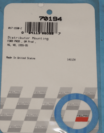 1955-1991 CORVETTE V8 Distributor Mounting Ring, Fel-Pro 70194, New