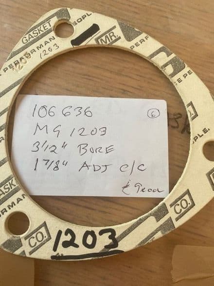 1955-1996 Custom Exhaust Header Collector Gasket MR GASKET MG 1203 3.5" bore 3 7/8" adj hole C/C