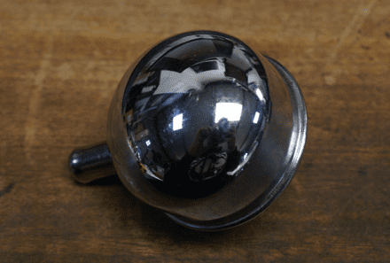 1955-79 Chevrolet Clip-in Style Chrome Valve Cover Vent,3/8 Vent Pipe,Fits Steel Covers Only,Used