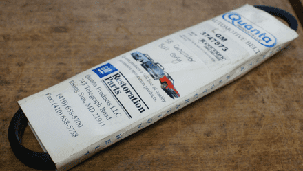 1955-82 Engine V Belt Length-55.50",GM 3747873,New