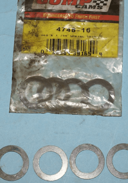 1955-85 Universal Fitment, Competition Cams,Valve Spring Shims,New,Box E