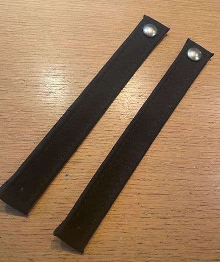 1956-1962 C1 Corvette Convertible Top PAIR 8.5" SNAP STRAPS Corvette Central 131202