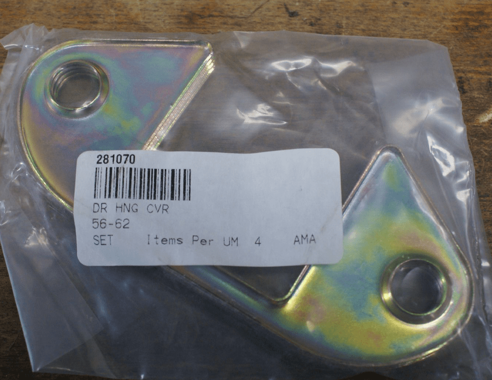 1956-1962 Corvette Door Hinge Cover Screws – GM 4602582 Chrome Set (Tracy Corvette #24068)