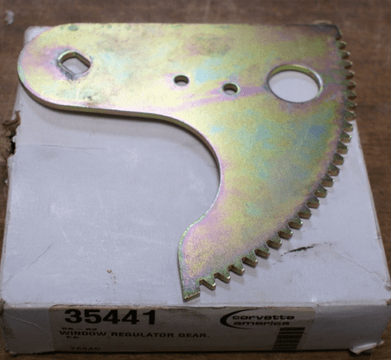 1956-1962 C1 Corvette,Window Regulator SECTOR repair Gear,New
