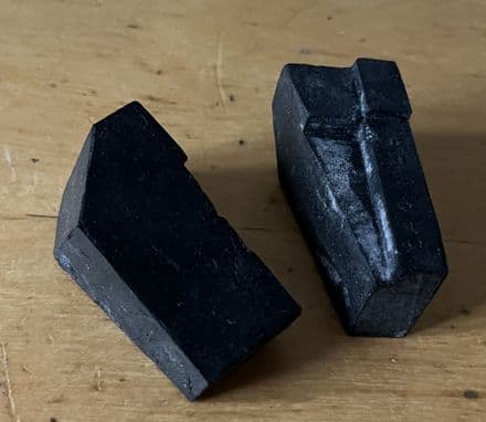 1956-1962 C1 Pair Conv fr Top Header WS end FILLER WEDGES GM 3762697 GM 2762698 New