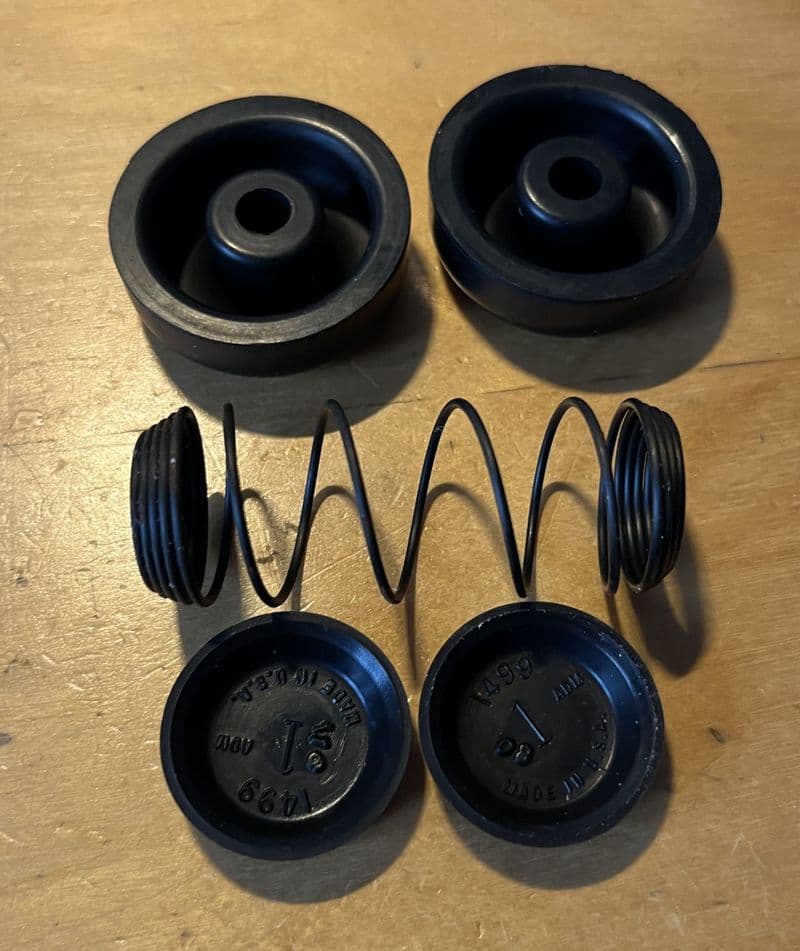 1956 - 1964 C1 C2 Corvette rear Brake Cylinder OVERHAUL KIT 1 Inch < New,