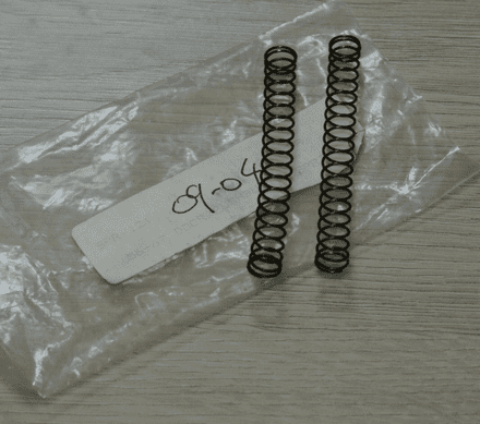 1956-1967 C1 C2 Corvette, Door Push Button Springs,L.I.C 09-04,New