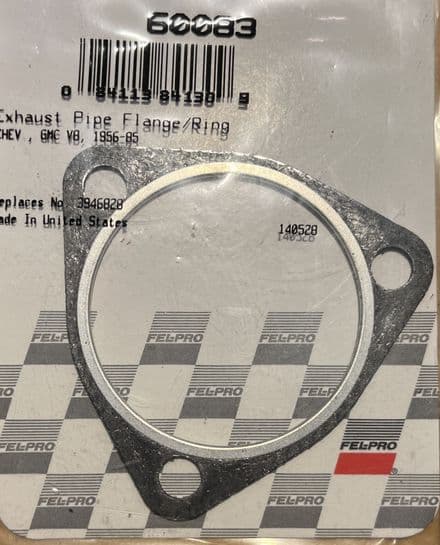 1956-1985 C1 C2 C3, 2.5" heat riser Exhuast Gasket,Fel-Pro 60083,New