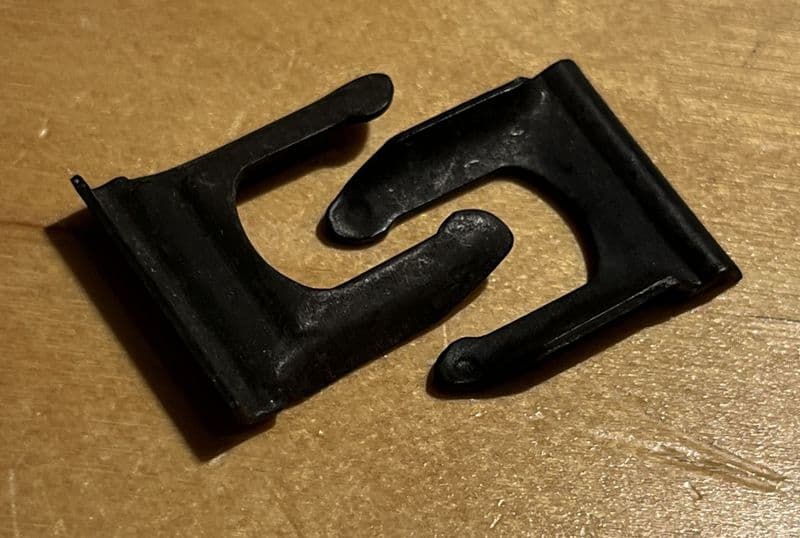 1956 -1996  PAIR Corvette Park Brake  Hand Brake  CABLE Clip Retainers  GM