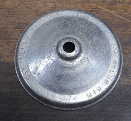 1956-60 Brake Master Cylinder Cap W/Seal,Replated Zinc,Used