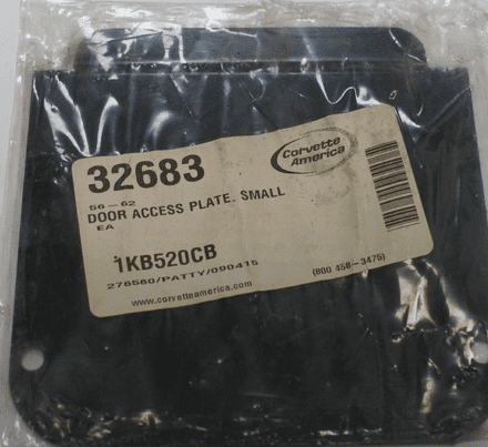1956-62 C1 Corvette,Door Access Plate (Small),New