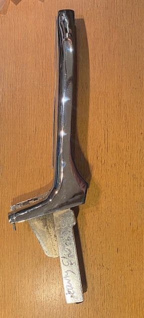 1956 - 62 Corvette RHS door pillar POST windshield GM 3754012