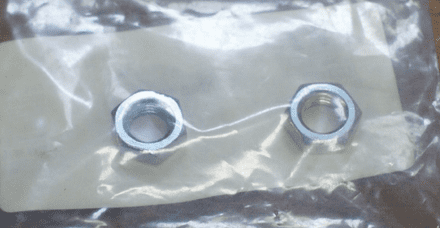 1956-62 pair Hardtop Anchor Jamb Nuts 27776,New