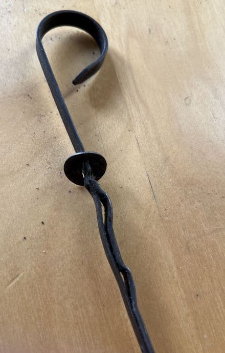 1956 -71 (timespan) engine Oil Dipstick oil level gauge embossed . check caution & dims 'M'