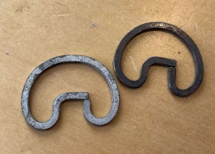 1956-96 era PAIR 30mm Universal Joint Bearing and Flange SNAP RINGS CLIPS RETAINERS