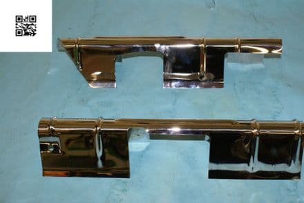 1957-1961 Corvette C1 Horizontal Lower Ignition Shield Set A5438 (Pair), Used Good