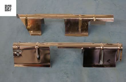 1957-1961 Corvette C1Horizontal Ignition Shield Set A5438 (Pair), Used OK