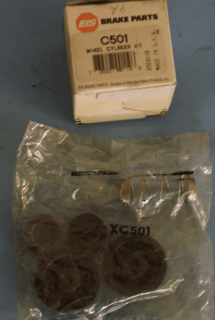 1957-1962 Corvette C1,Drum Brake Wheel Cylinder Repair Kit,C501 Rear 7/8",New,Box E