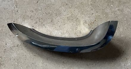 1958-1962 C1 Corvette , GM 3740212 Original LH LOWER EYEBROW MOULDING chrome trim used