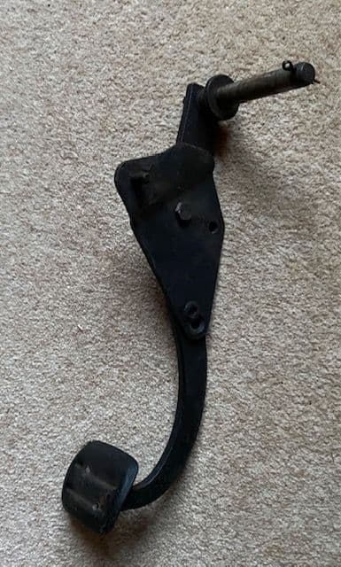 1958-1962 Corvette C1 Clutch PEDAL Arm & BRACKET GM 3757615