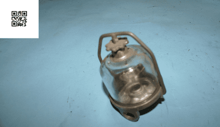 1958-1962 Corvette C1 Glass Sediment Bowl Fuel Filter GM 854392, Used Fair