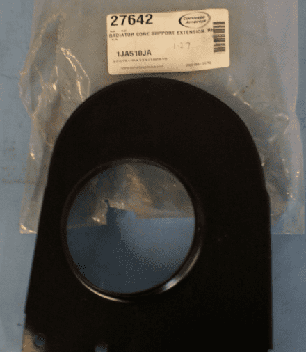 1958-1962 Corvette C1 Radiator Core Support Extension (RH), Corvette America 27642, New